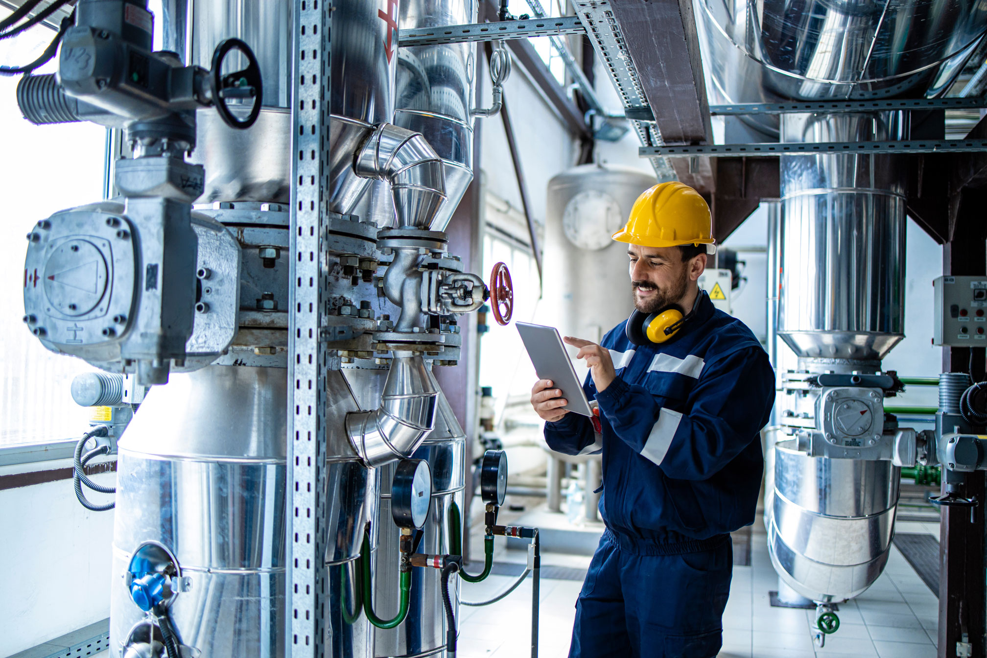 Operaio al lavoro